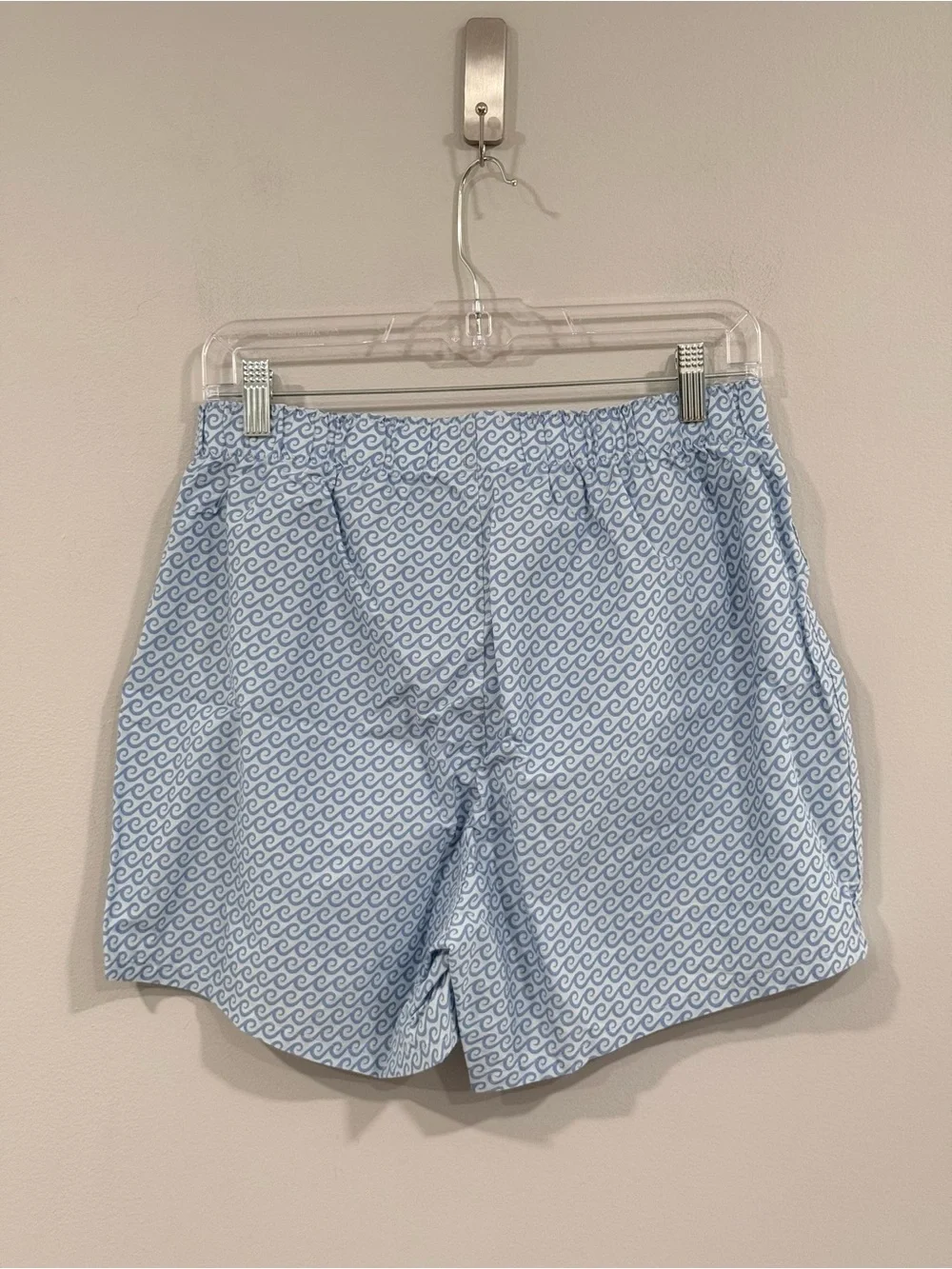 Men’s J. Crew Blue Wave Boxer M New in Bag